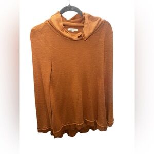 Z Supply Women's Cowl Neck Sweater in brow